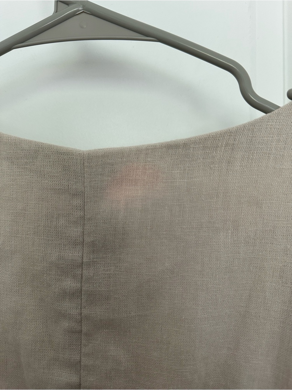 Abercrombie & Fitch Mara Squareneck Linen-Blend Vest Mini Dress - Picture 7 of 7